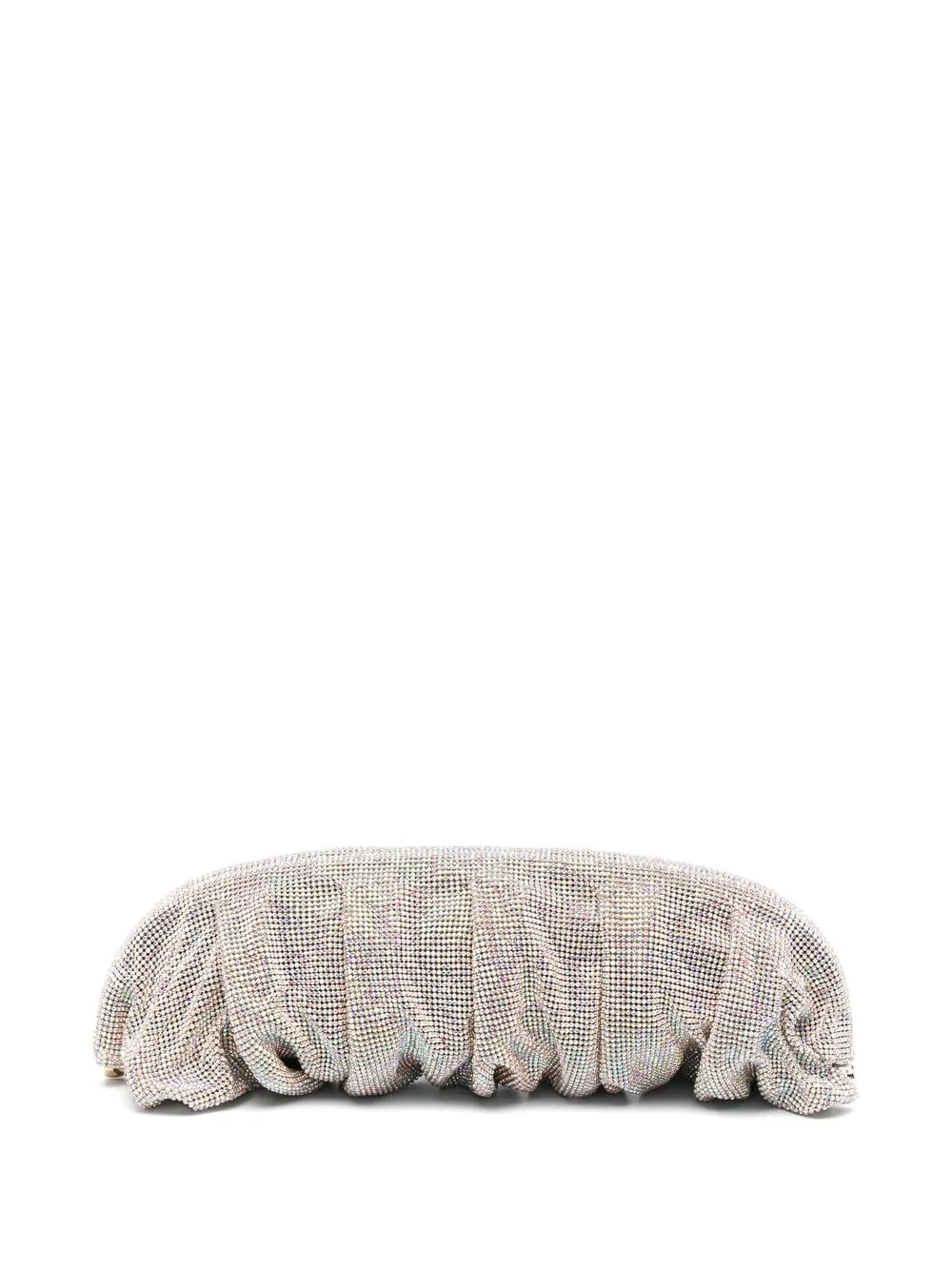 Benedetta Bruzziches La Grande Venus Embellished Clutch In Silver