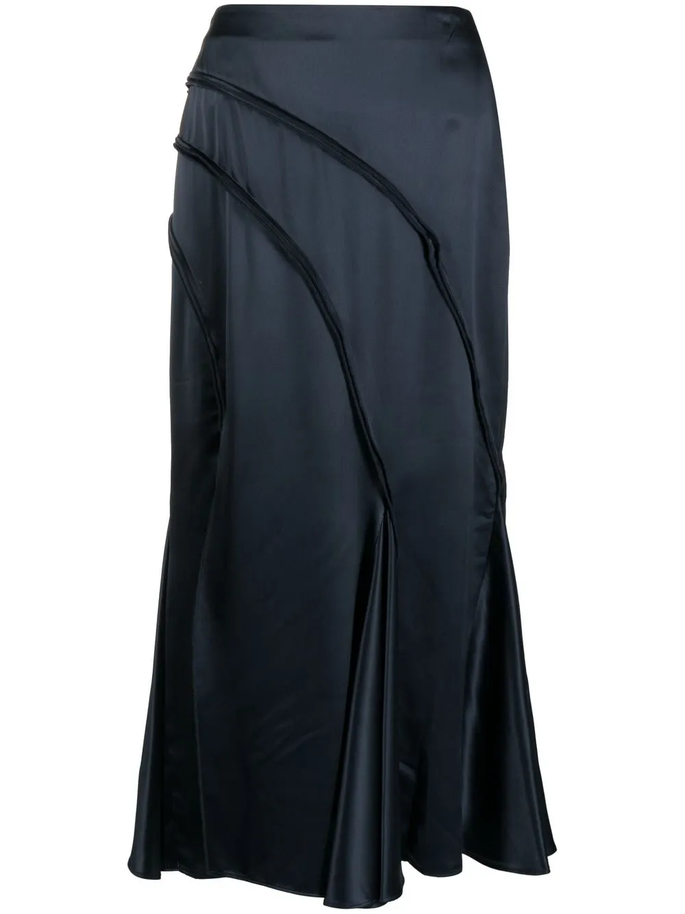 

Cult Gaia Dallas panelled midi skirt - Blue