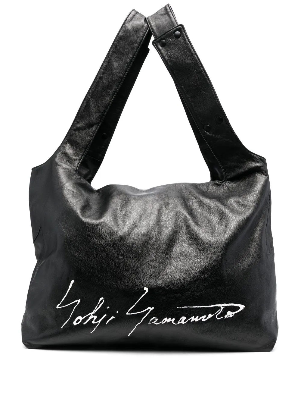 Discord Yohji Yamamoto Infinite Signature Logo-print Tote Bag In Schwarz