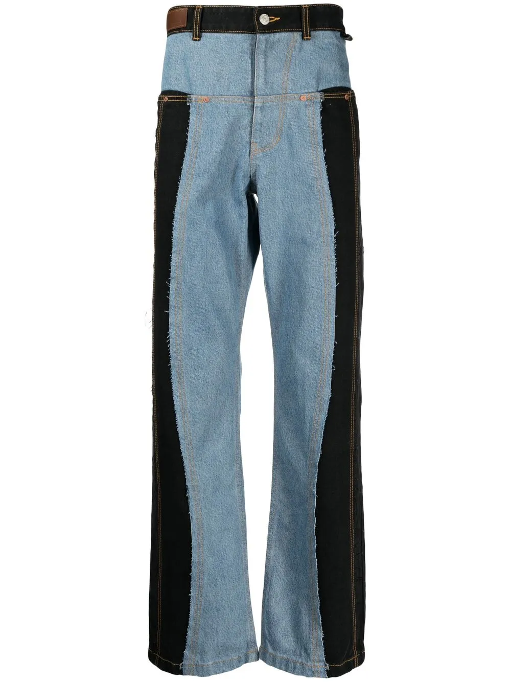 

Andersson Bell jeans rectos con paneles - Azul