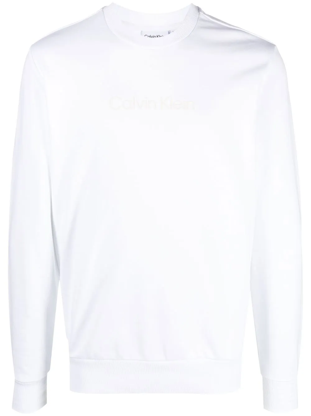 

Calvin Klein raised-logo detail sweatshirt - White