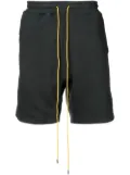 RHUDE drawstring-fastening waistband shorts - Black