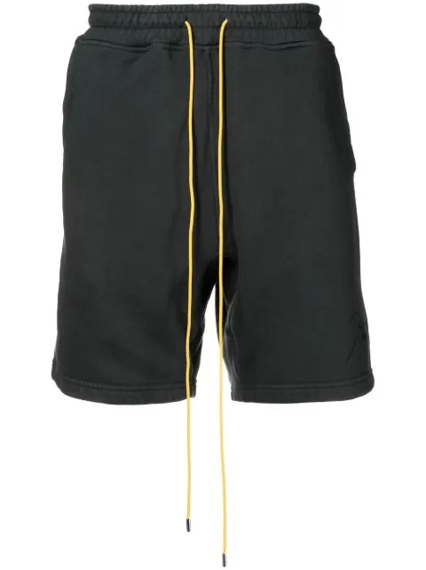 RHUDE bermudas con cordones en la pretina