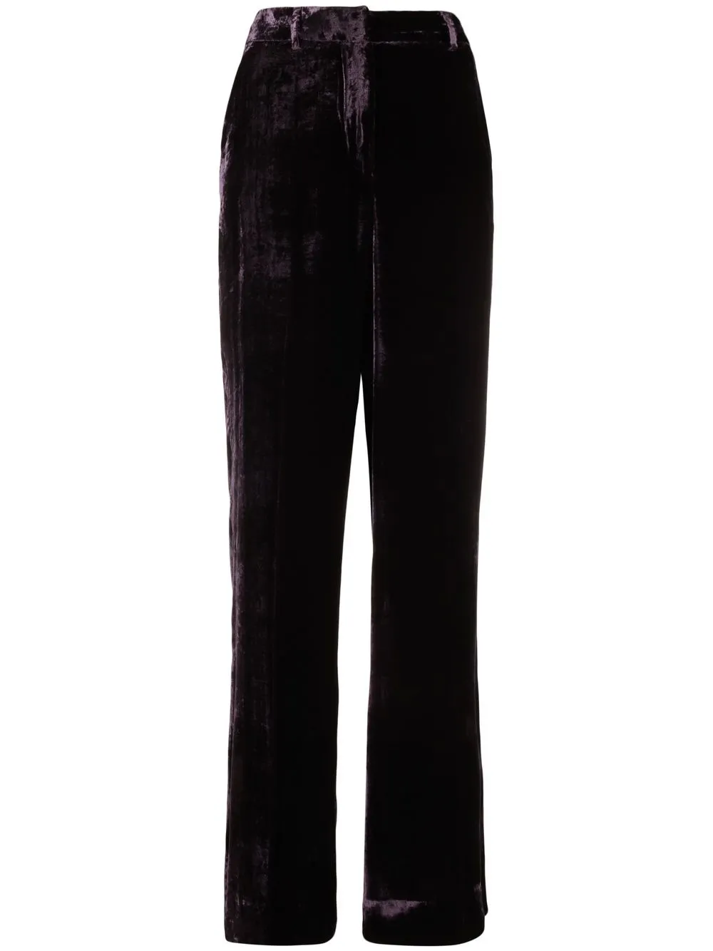 

P.A.R.O.S.H. pantalones de terciopelo rectos - Morado