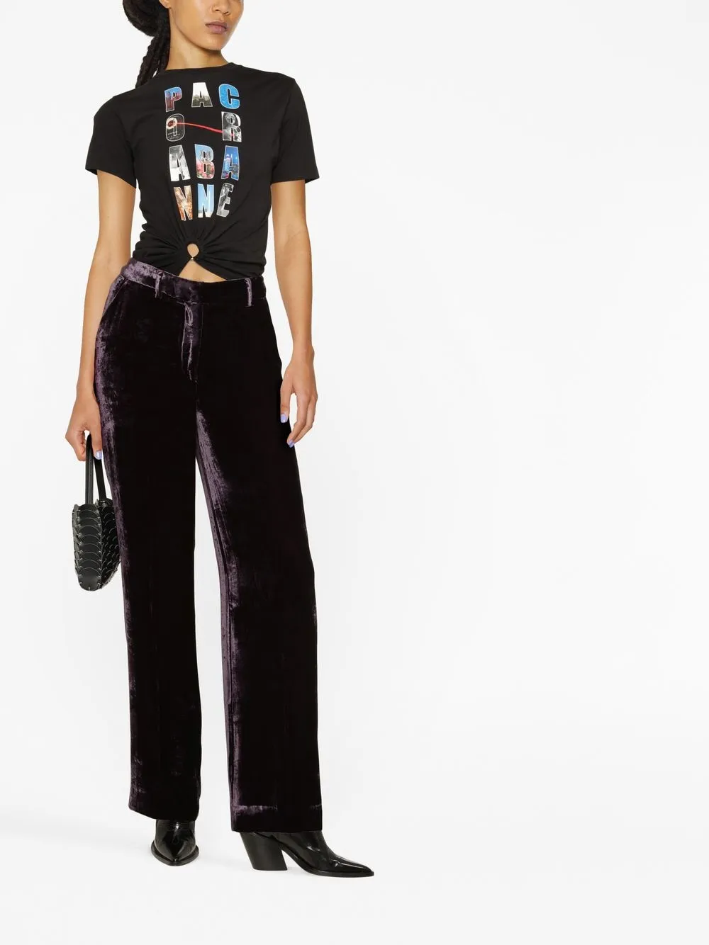 P.A.R.O.S.H. Straight broek - Paars