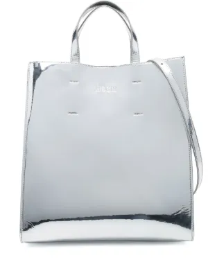 Farfetch Donna Accessori Borse Shopper e tote Argento Borsa tote con design a T-shirt 