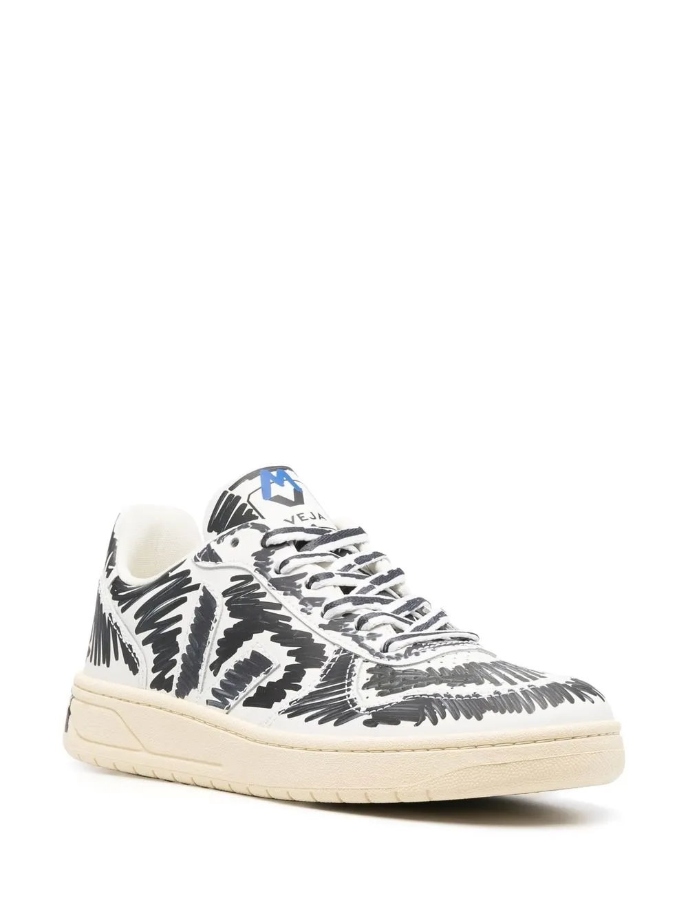 

Marni logo-print lace-up sneakers - White