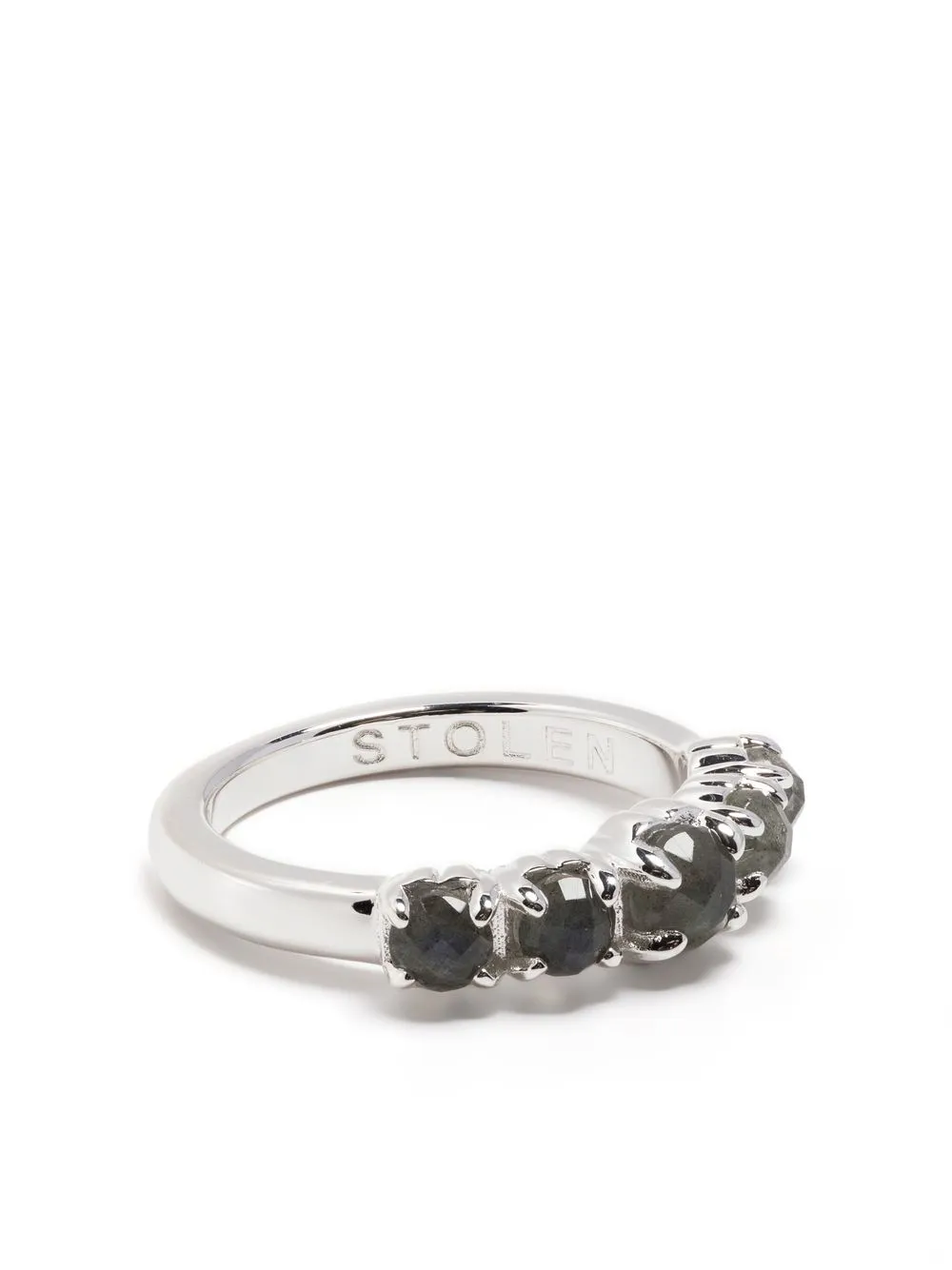 

Stolen Girlfriends Club Halo Cluster gemstone ring - Grey