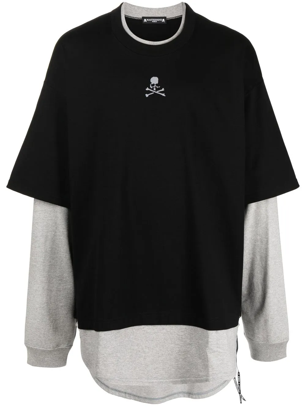 

Mastermind World layered long-sleeve T-shier - Black