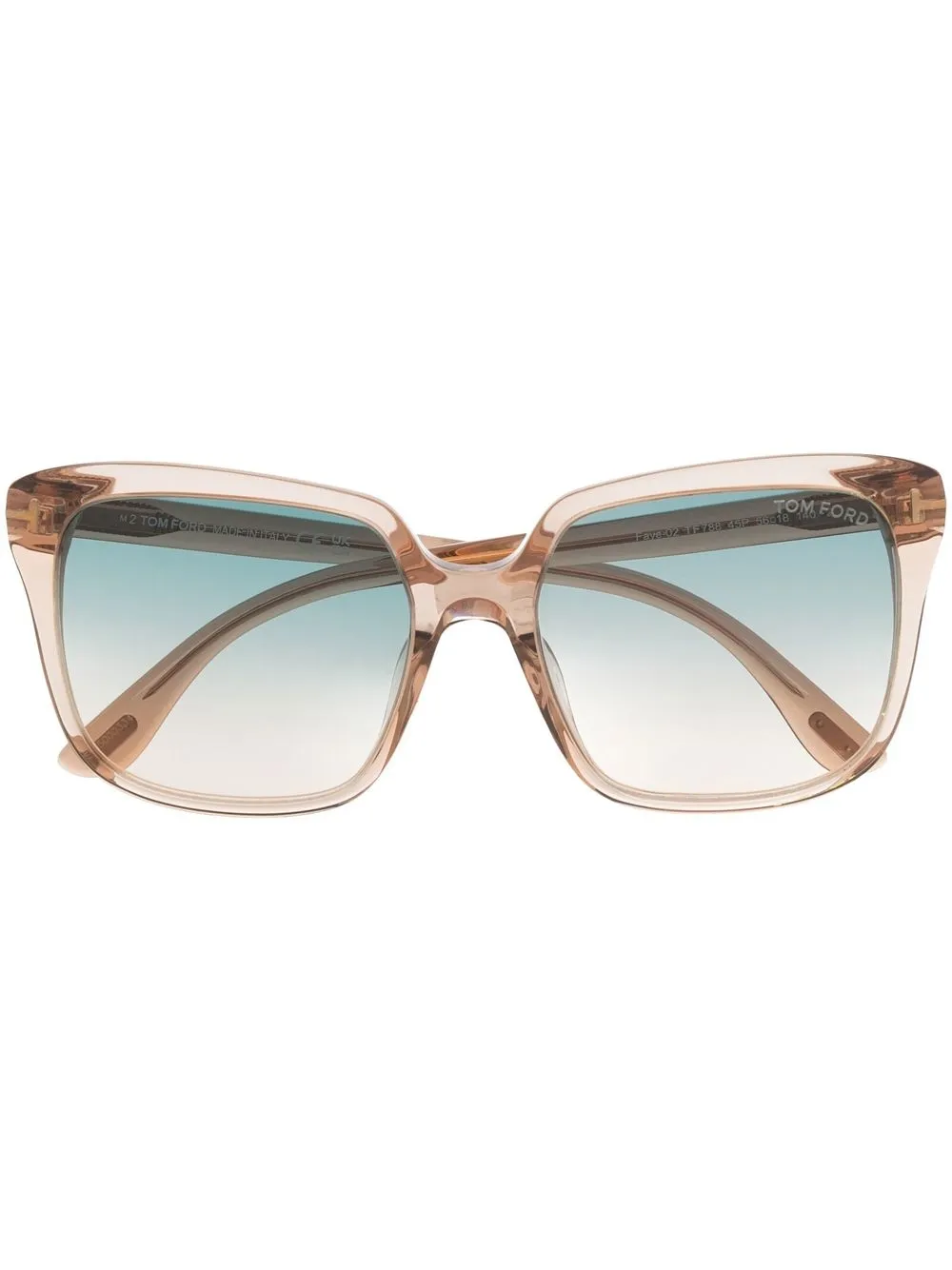

TOM FORD Eyewear oversize-frame sunglasses - Neutrals