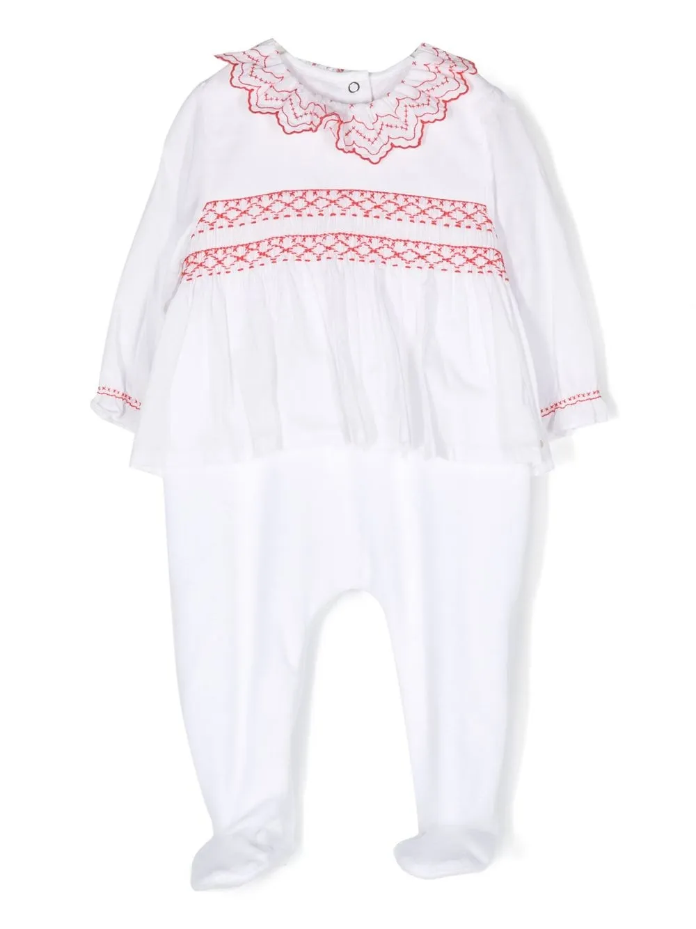 

Tartine Et Chocolat contrasting-collar body - White