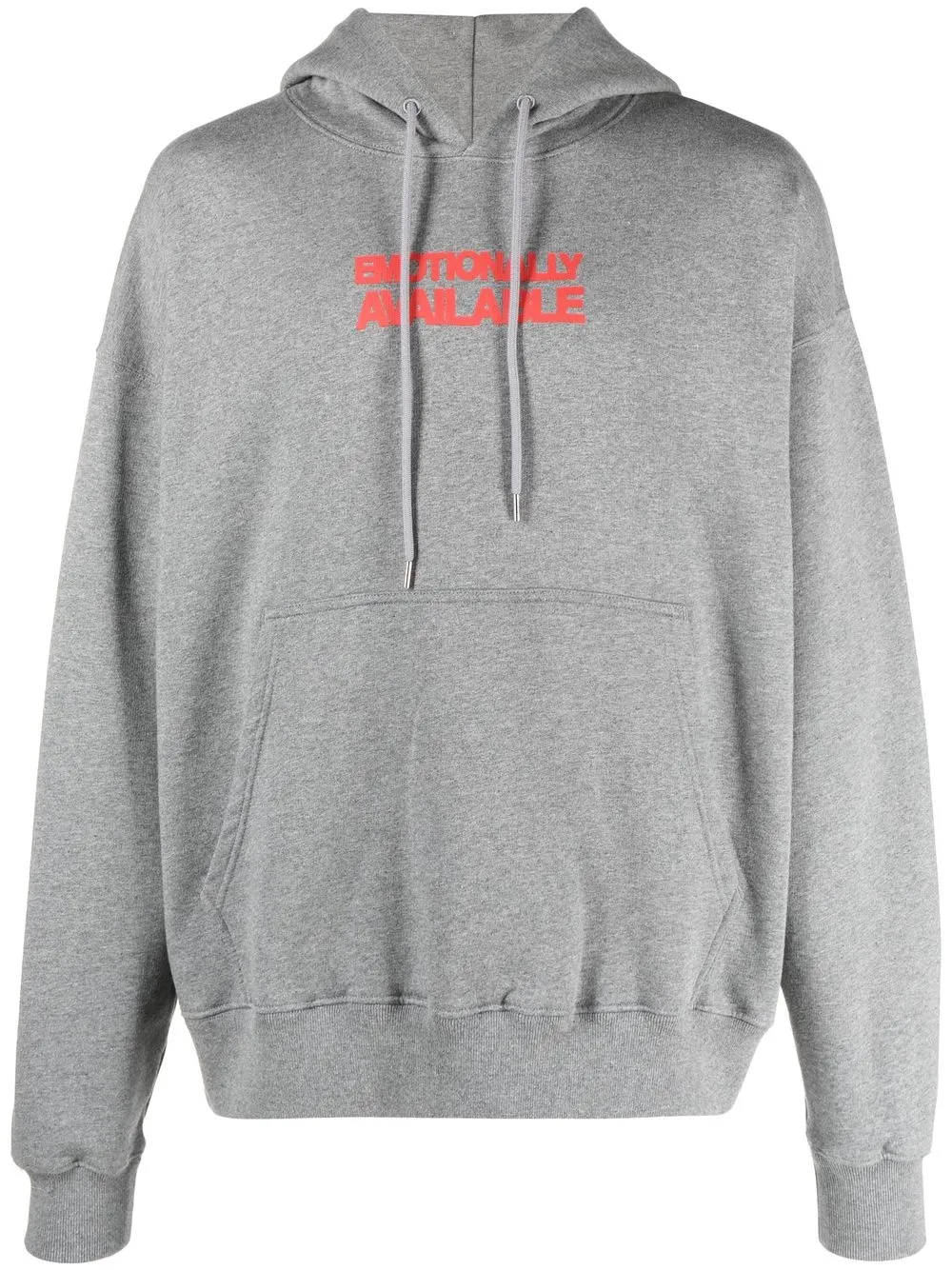 

Off-White hoodie con eslogan estampado - Gris