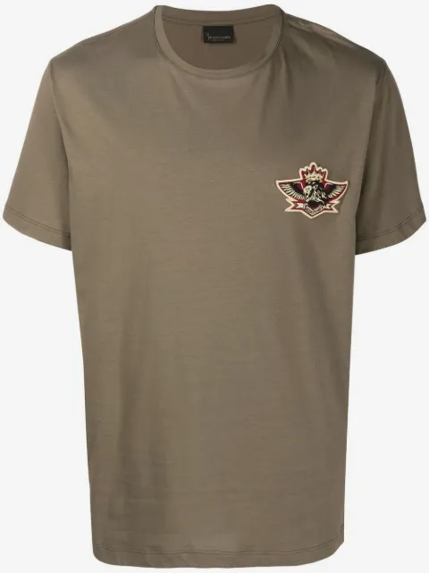 Billionaire logo-patch short-sleeved T-shirt