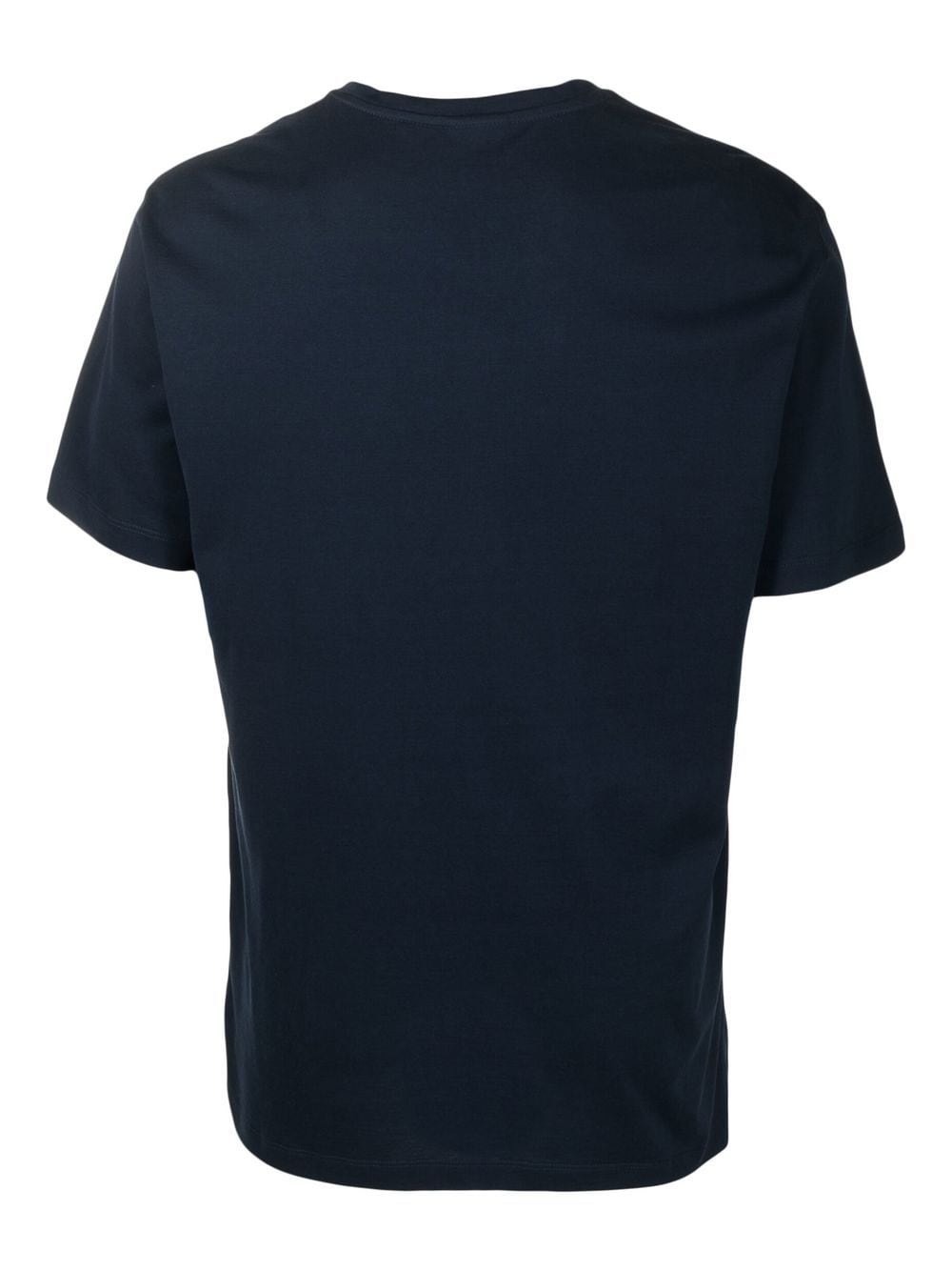 Shop Billionaire Flocked-logo Short-sleeved T-shirt In Blue