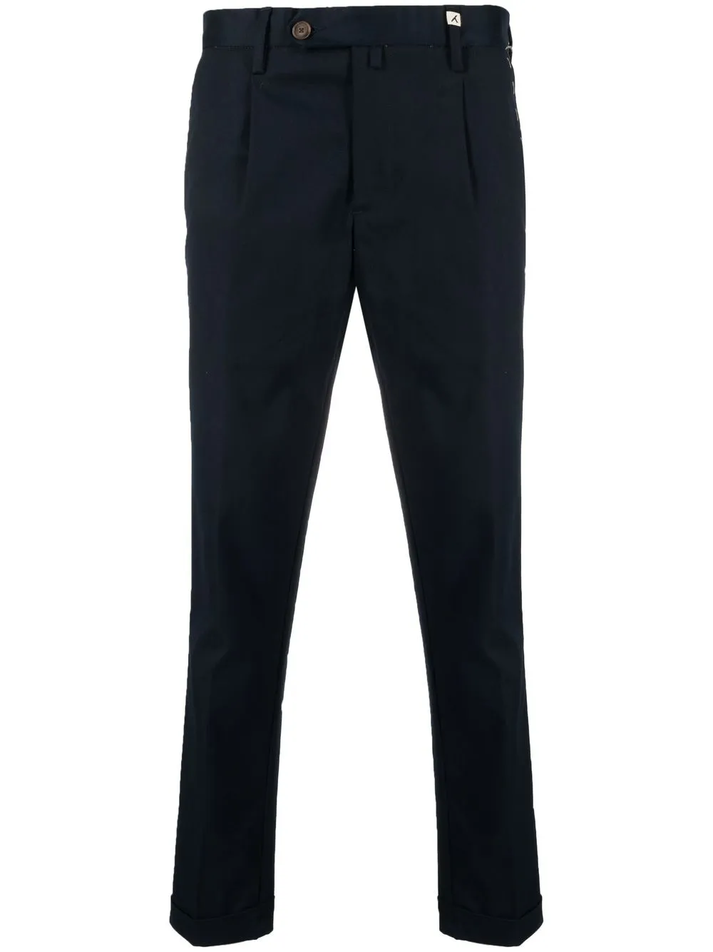 

Myths pleat-detail cotton chinos - Blue