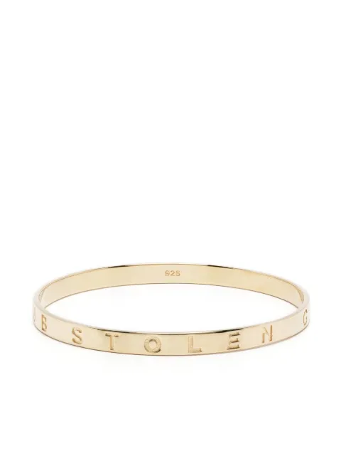 Stolen Girlfriends Club engraved-logo Stolen bangle