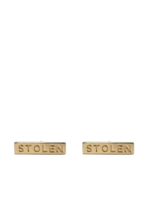 Stolen Girlfriends Club Tiny Stolen Bar earrings
