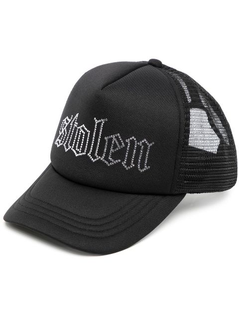 Stolen Girlfriends Club gothic-logo trucker hat