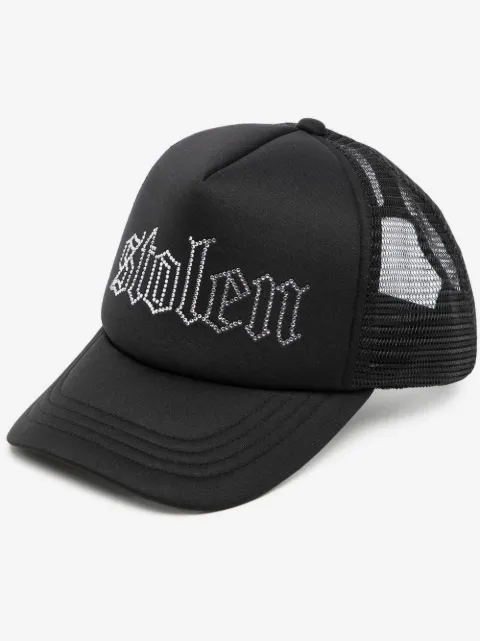 Stolen Girlfriends Club 고딕 로고 트러커 모자