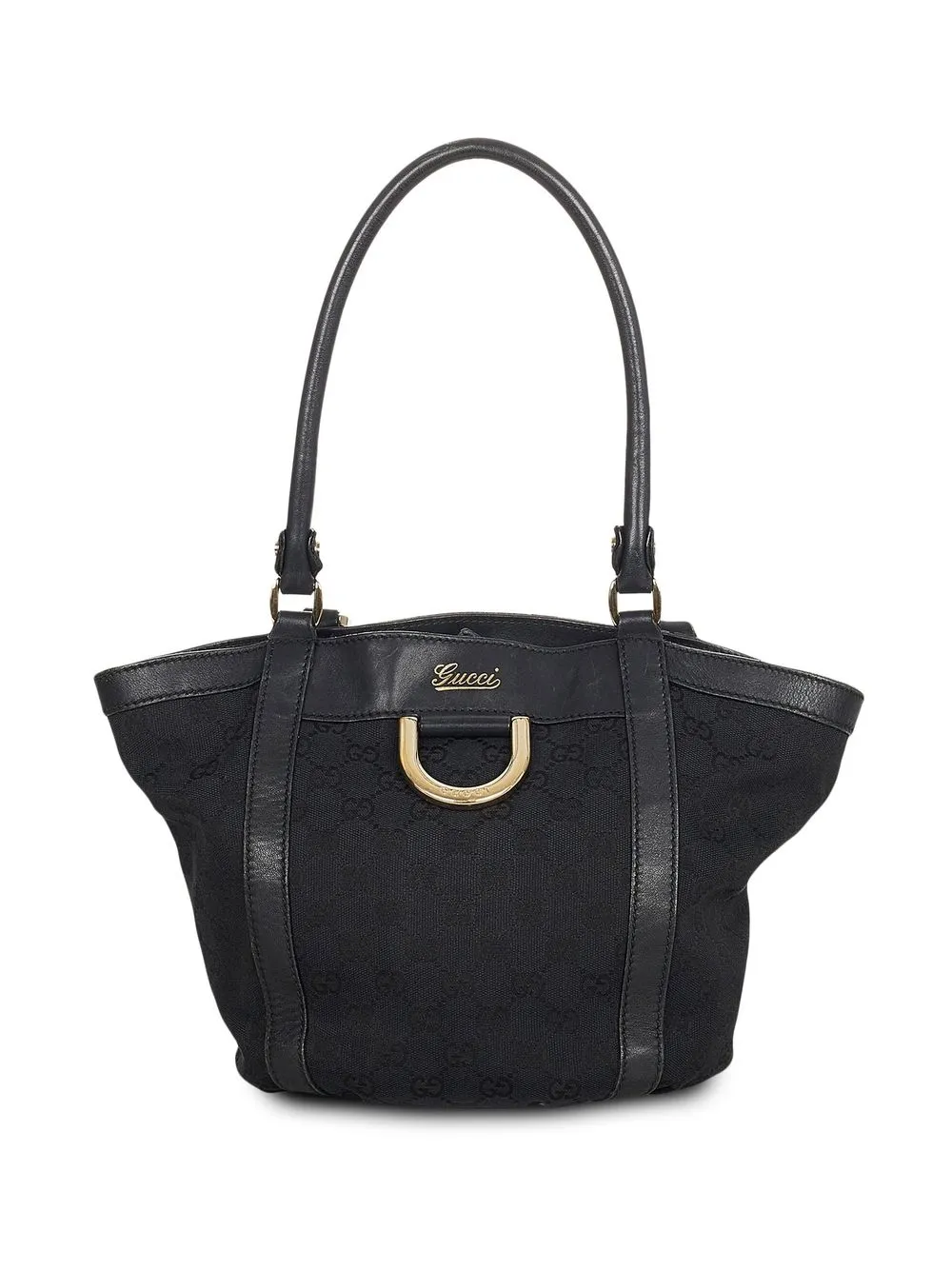 

Gucci Pre-Owned tote Abbey con anilla en D - Negro