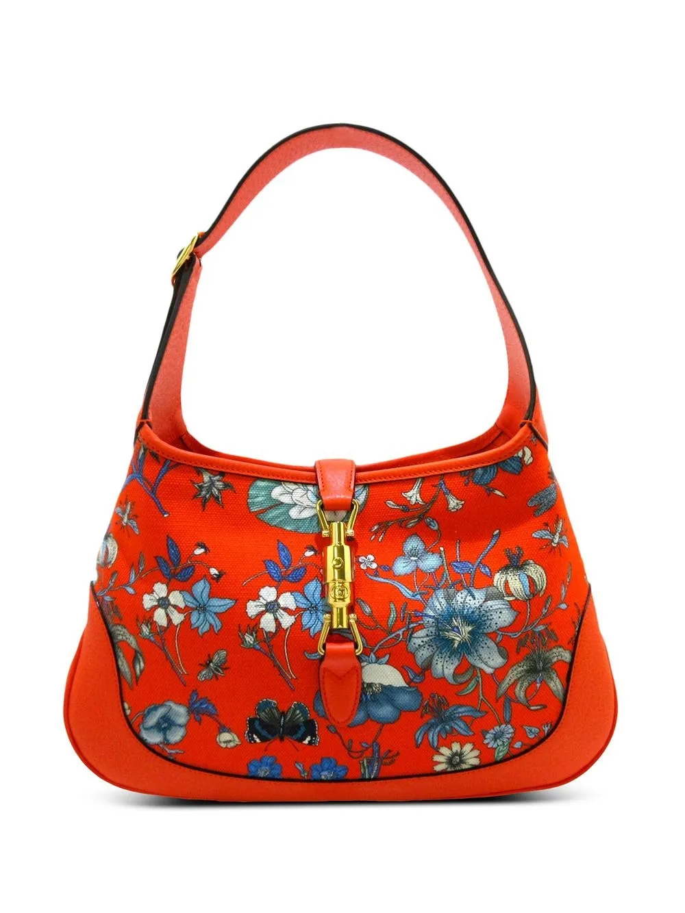 

Gucci Pre-Owned bolsa de hombro New Jackie Flora - Rojo