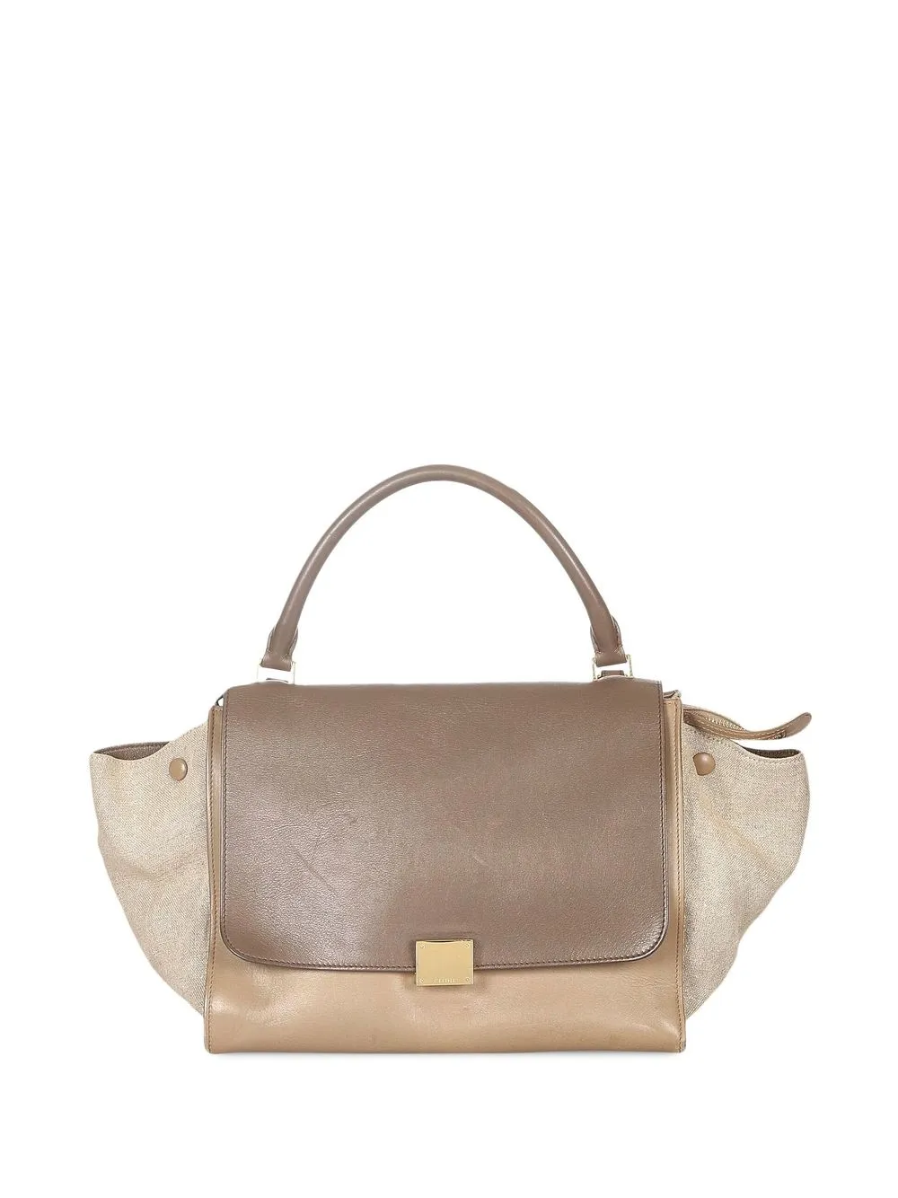 

Céline Pre-Owned bolsa satchel Trapeze pequeña - Marrón