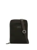 agnès b. logo-patch messenger bag - Green