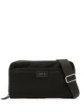 agnès b. logo-patch messenger bag - Green