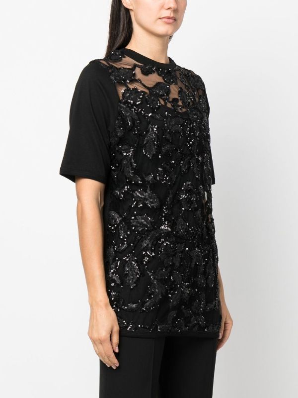 Elie saab discount floral print shirt