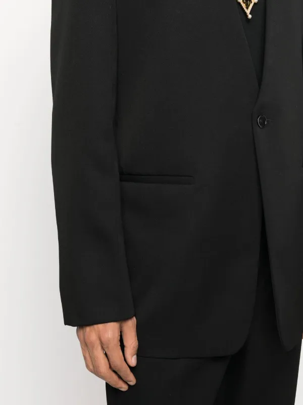 Jil Sander single-breasted two-piece Suit | Black | FARFETCH PT