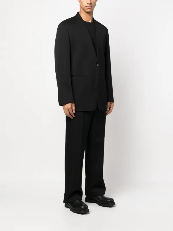 Jil Sander single-breasted Wool Suit | Blue | FARFETCH