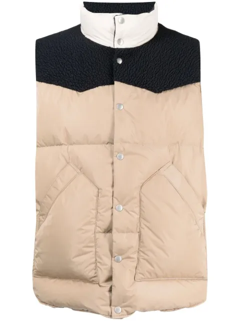 Undercover panelled padded gilet