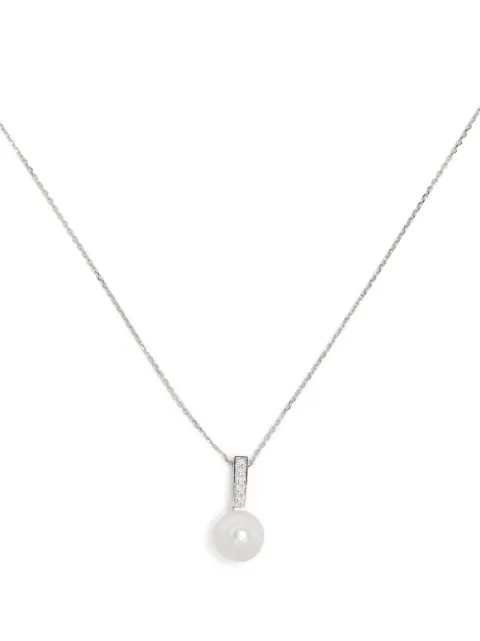 TASAKI 18kt white gold Akoya diamond necklace