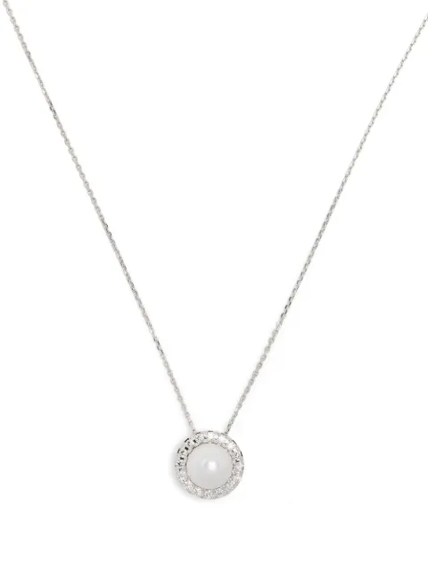 TASAKI 18kt white gold Akoya diamond necklace