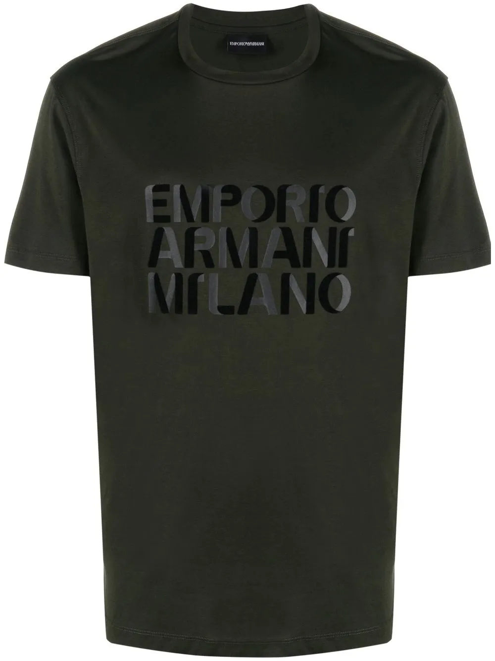 

Emporio Armani logo-print short-sleeved T-shirt - Green