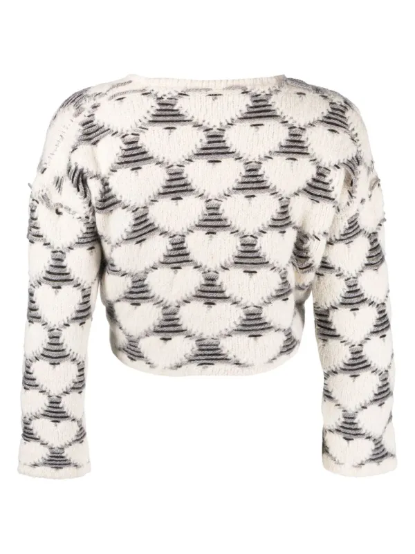 Marco Rambaldi heart-print Knit Jumper 