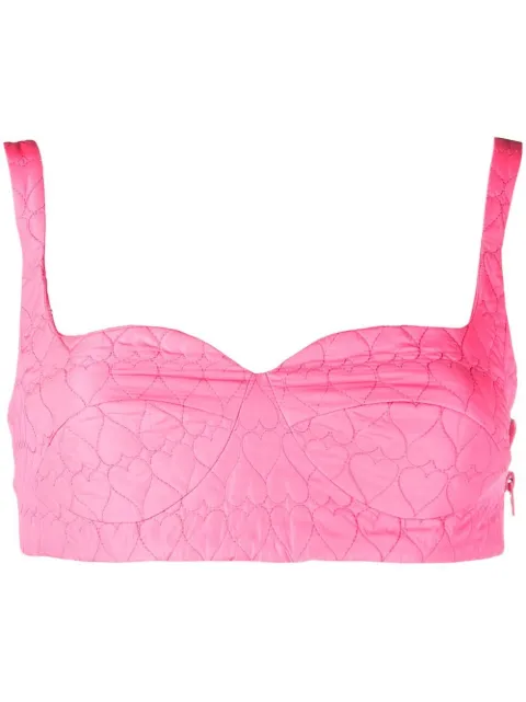 Marco Rambaldi heart-print bralette top