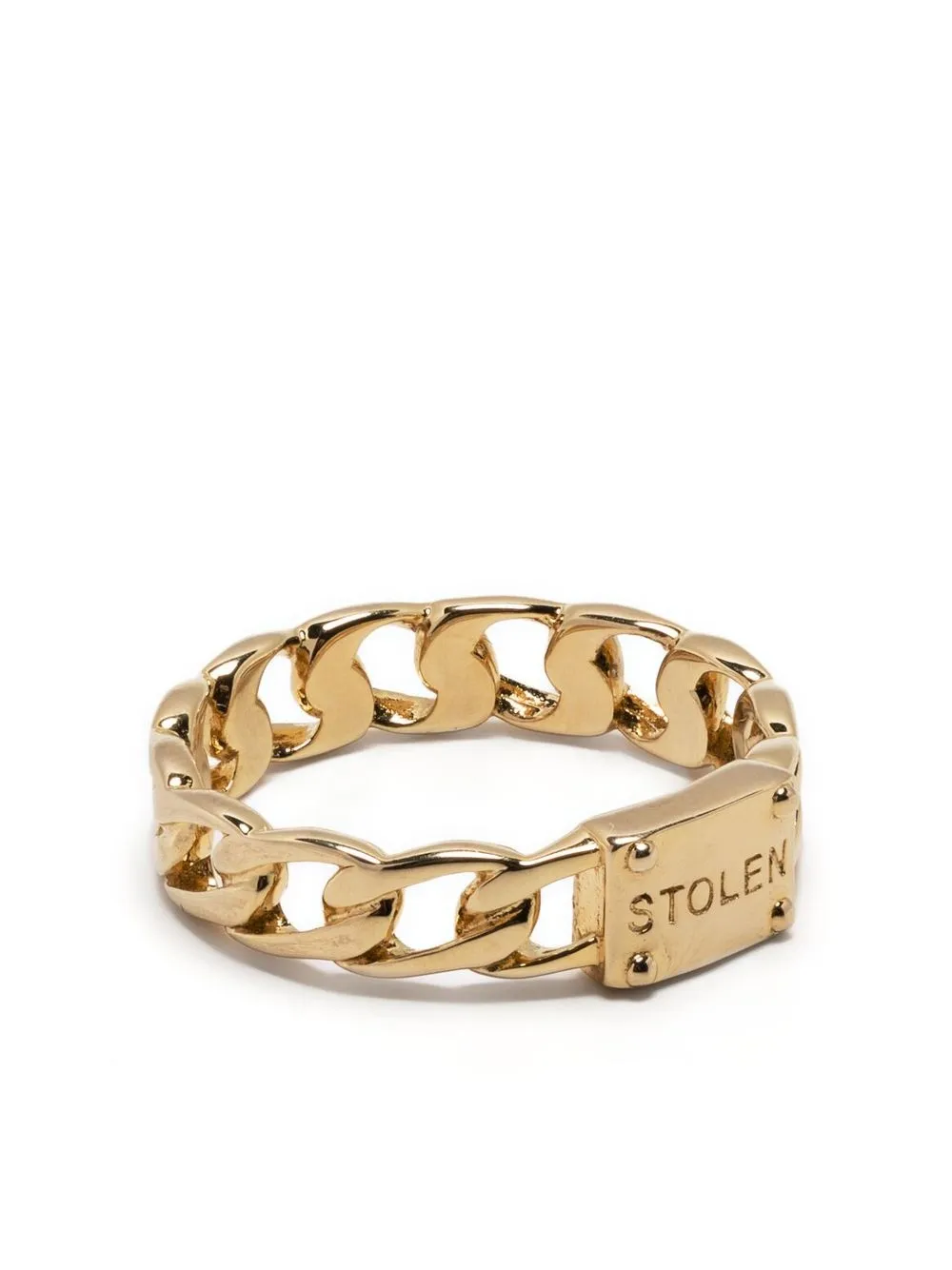 

Stolen Girlfriends Club Curb slim ring - Gold