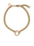 Stolen Girlfriends Club logo-charm Halo bracelet - Gold