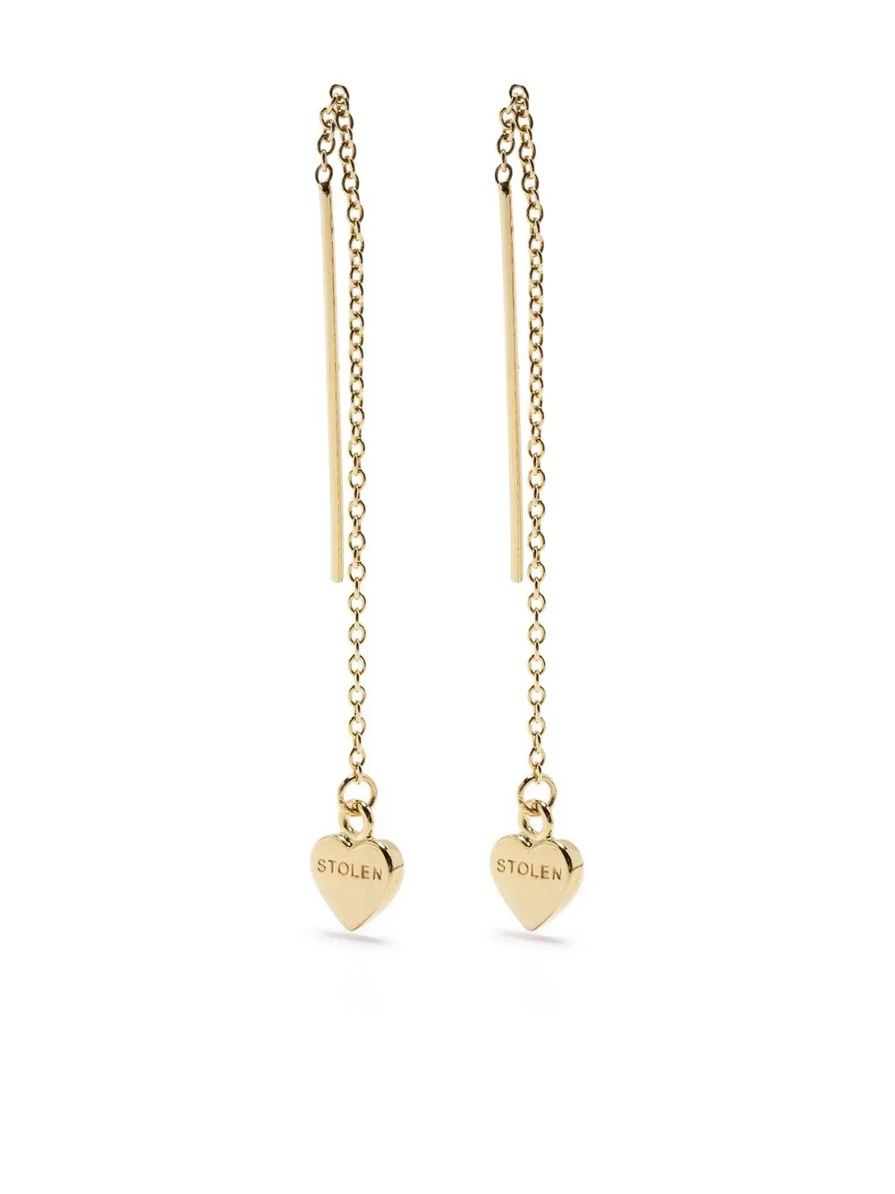 

Stolen Girlfriends Club Falling Stolen Heart earring - Gold