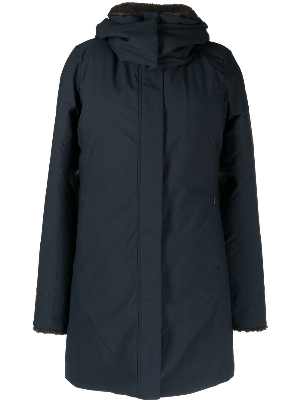 Save The Duck padded hooded coat - Blue