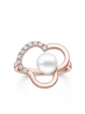 TASAKI 18kt rose gold Chants pearl and diamond ring - Pink