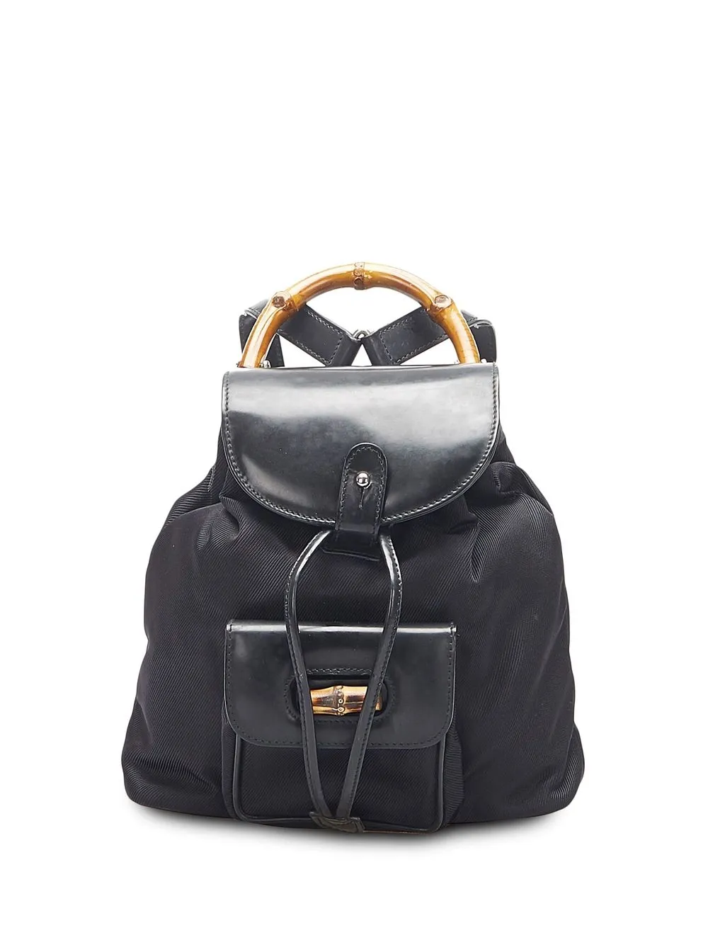 

Gucci Pre-Owned mochila Bamboo con cordones - Negro