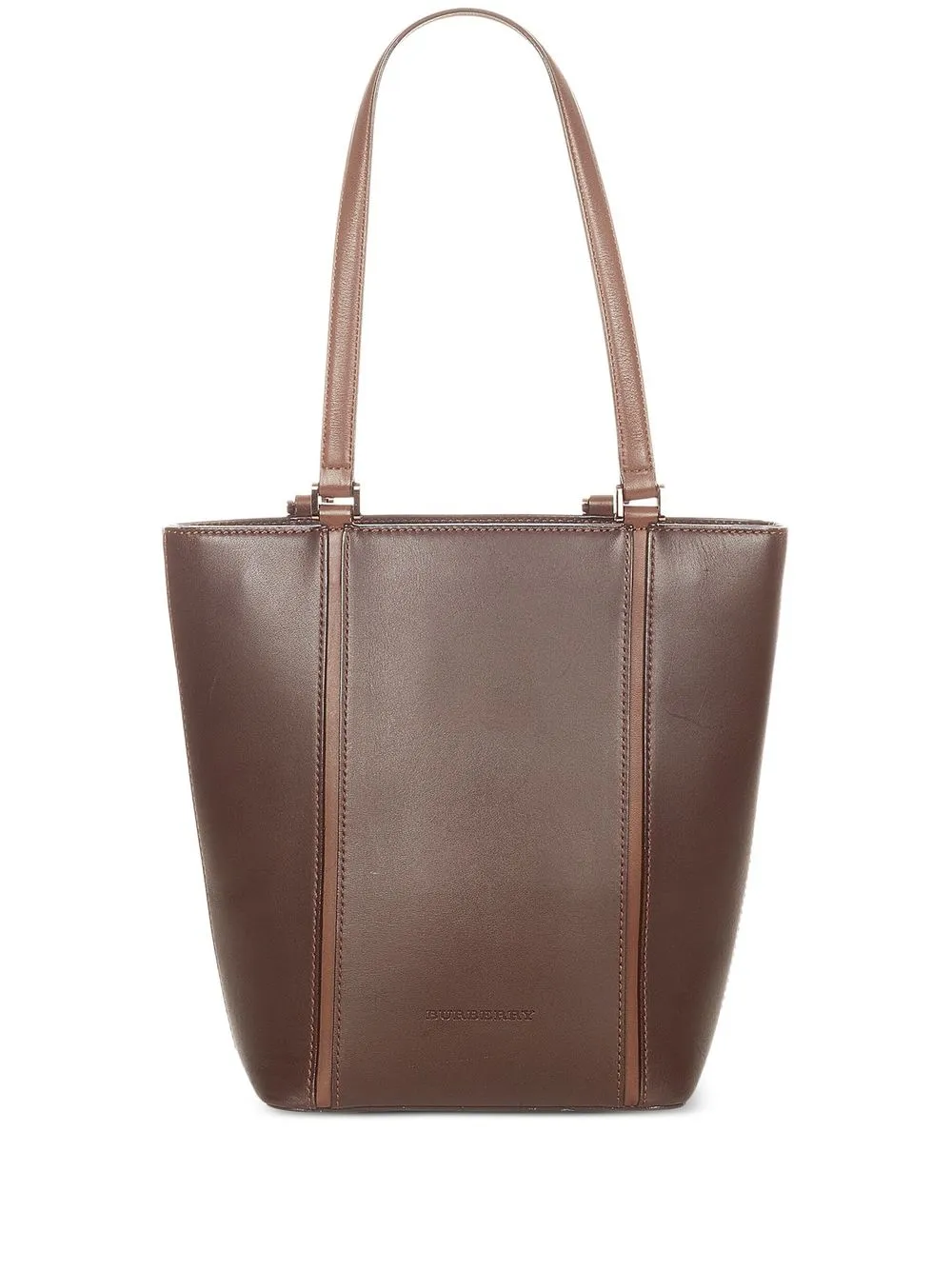 

Burberry Pre-Owned panelled leather tote bag - Marrón