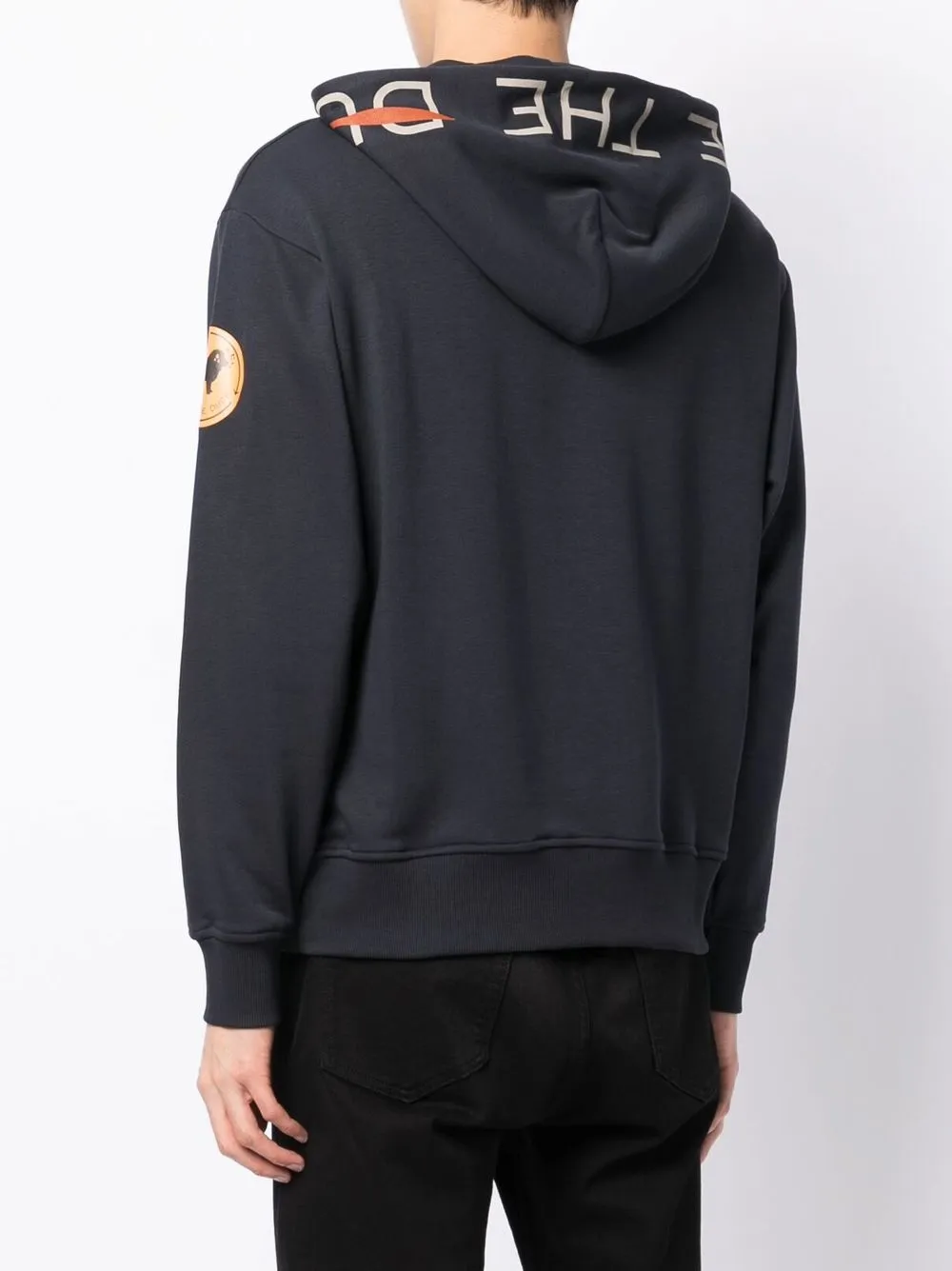 Save The Duck Logo Print Hoodie Farfetch