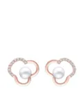 TASAKI 18kt rose gold Chants pearl and diamond earrings - Pink