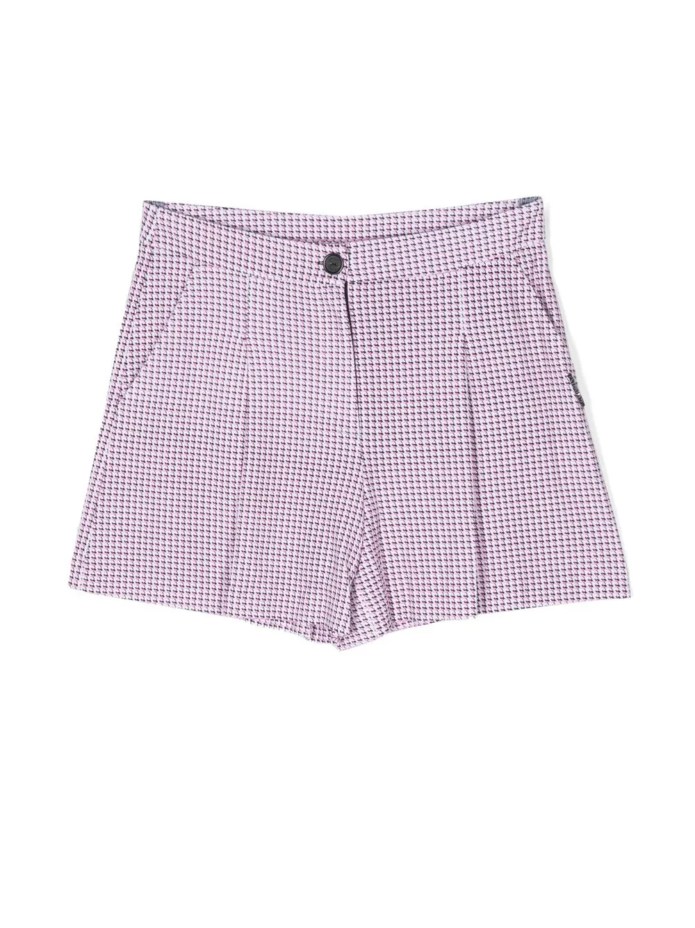 

TWINSET Kids shorts con motivo pied de poule - Rosado