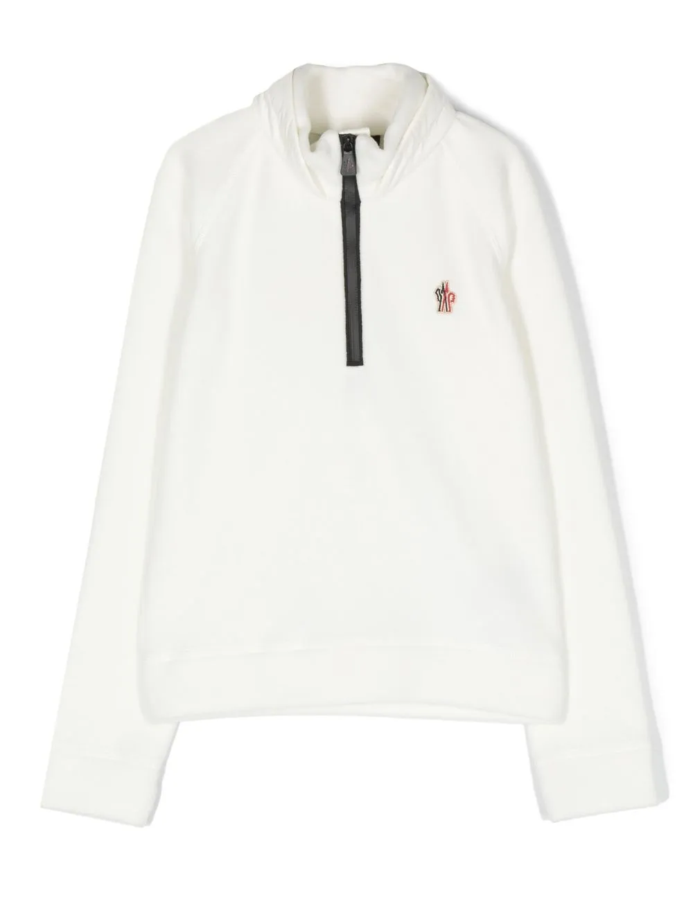 

MONCLER GRENOBLE KIDS pullover fleece sweatshirt - Blanco