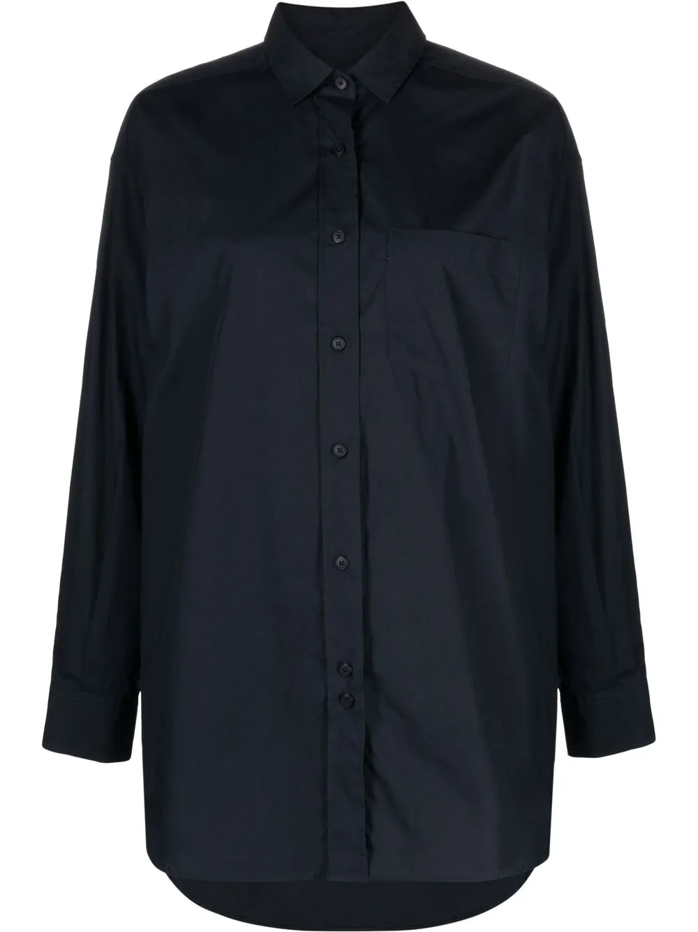 

Closed oversized buttoned shirt - Blue