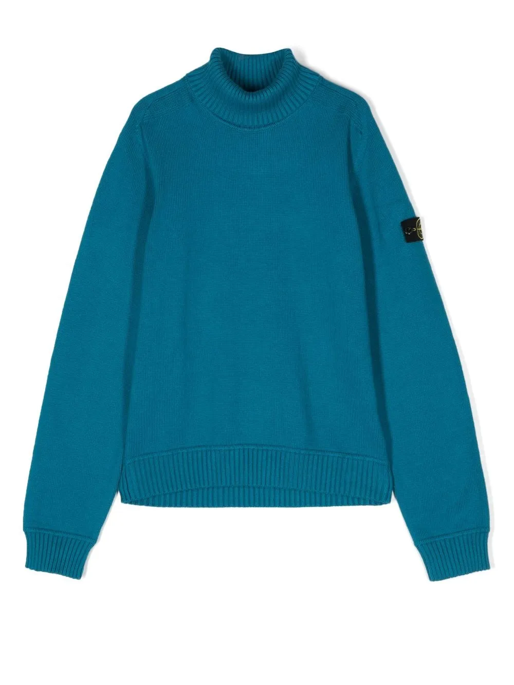 

Stone Island Junior suéter con parche del logo - Azul